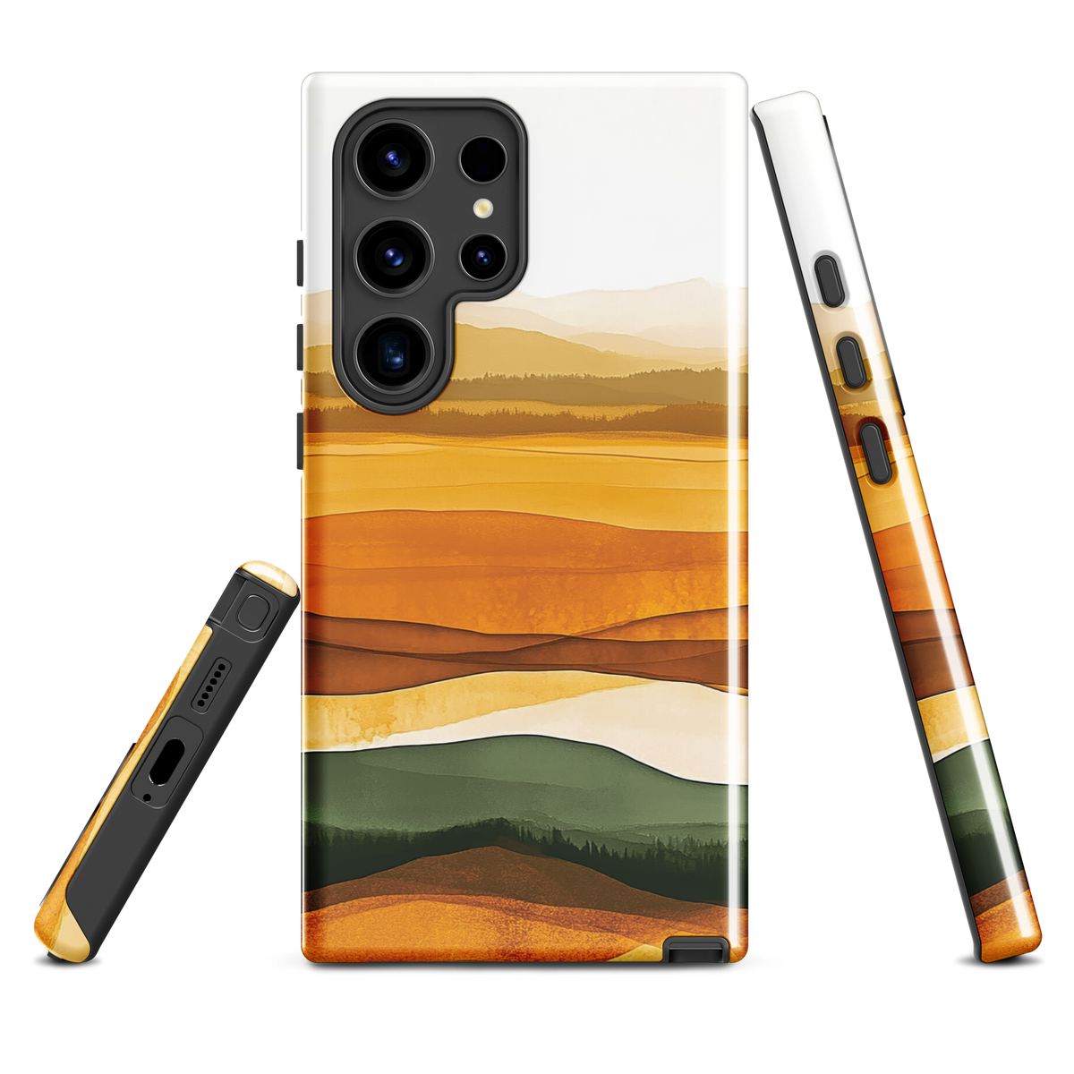 'Autumn' Samsung Galaxy S24 Ultra tough phone case - protective glossy case NZ Australia