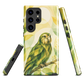 'Kākāpō' Samsung Galaxy S24 Ultra tough case - protective glossy case NZ Australia