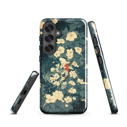 'Koi' Samsung Galaxy S25 tough phone case - protective glossy case NZ Australia