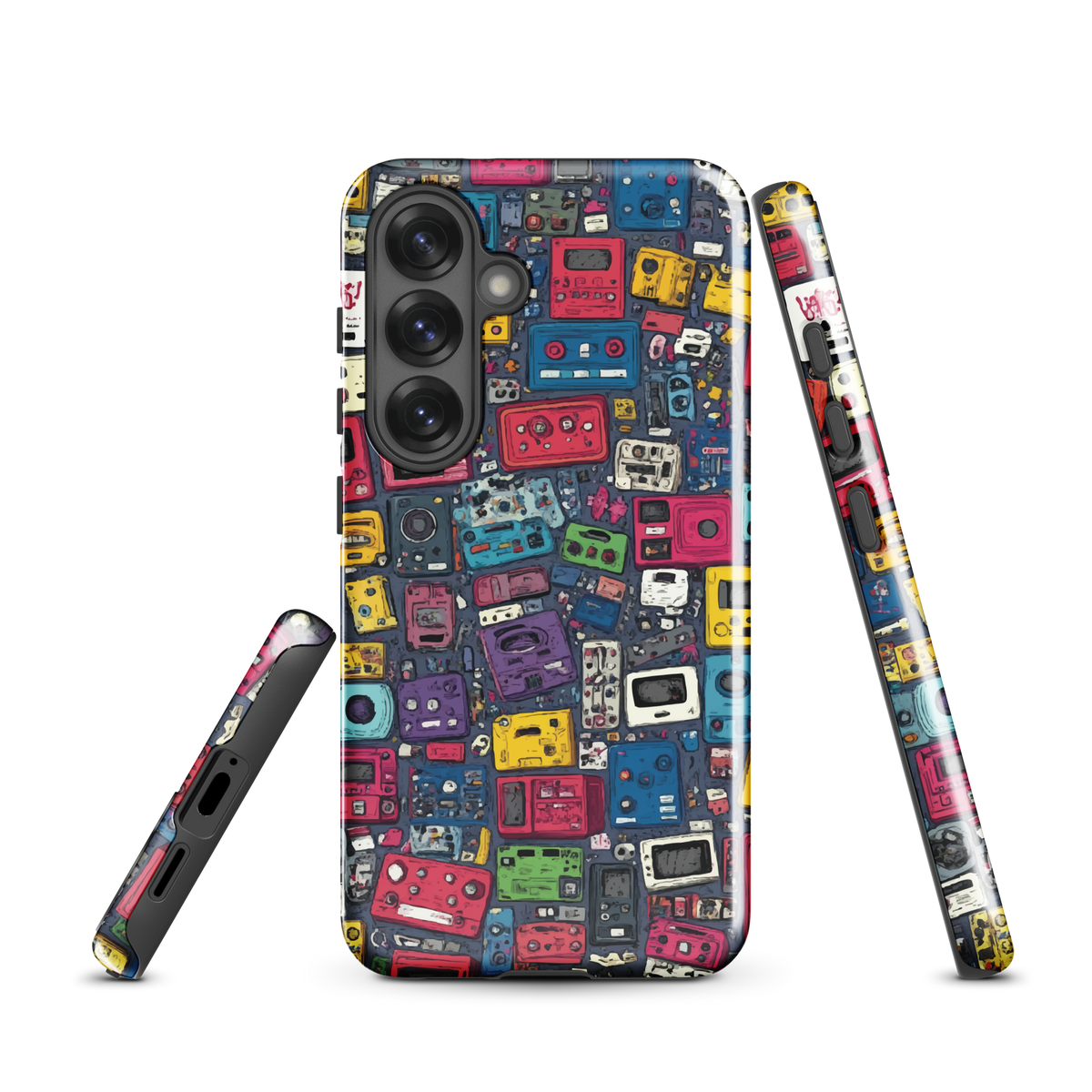 'Arcade' Samsung Galaxy S25 tough phone case - protective glossy case NZ Australia