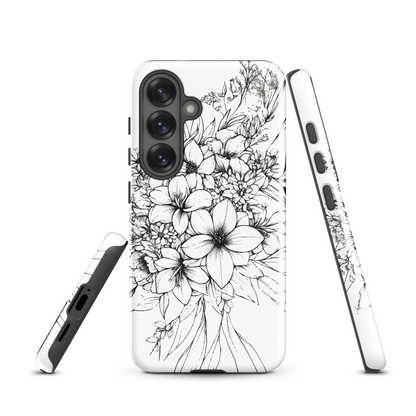 'Silhouette' Samsung Galaxy S25 tough phone case - protective glossy case NZ Australia
