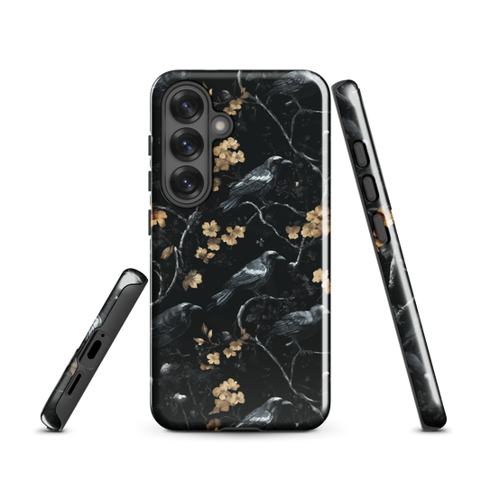 'Shadow' Samsung Galaxy S25 tough phone case - protective glossy case NZ Australia