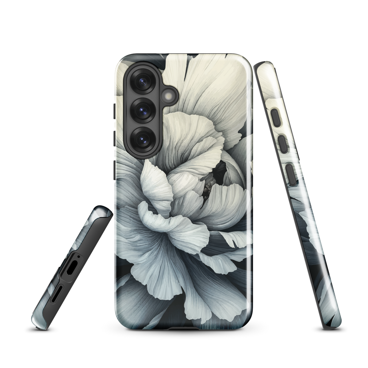 'Moonlit' Samsung Galaxy S25 tough phone case - protective glossy case NZ Australia