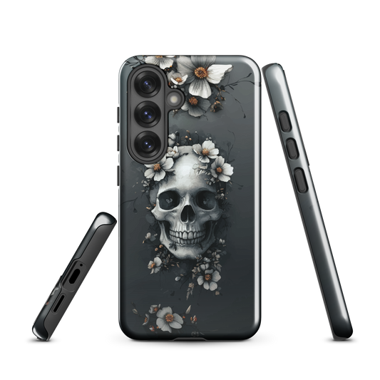'Eternal Bloom' Samsung Galaxy S25 tough phone case - protective glossy case NZ Australia