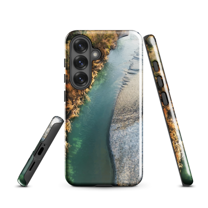 'Waters Edge' Samsung Galaxy S25 tough phone case - protective glossy case NZ Australia
