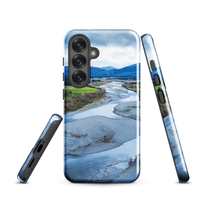 'Waiohine' Samsung Galaxy S25 tough phone case - protective glossy case NZ Australia