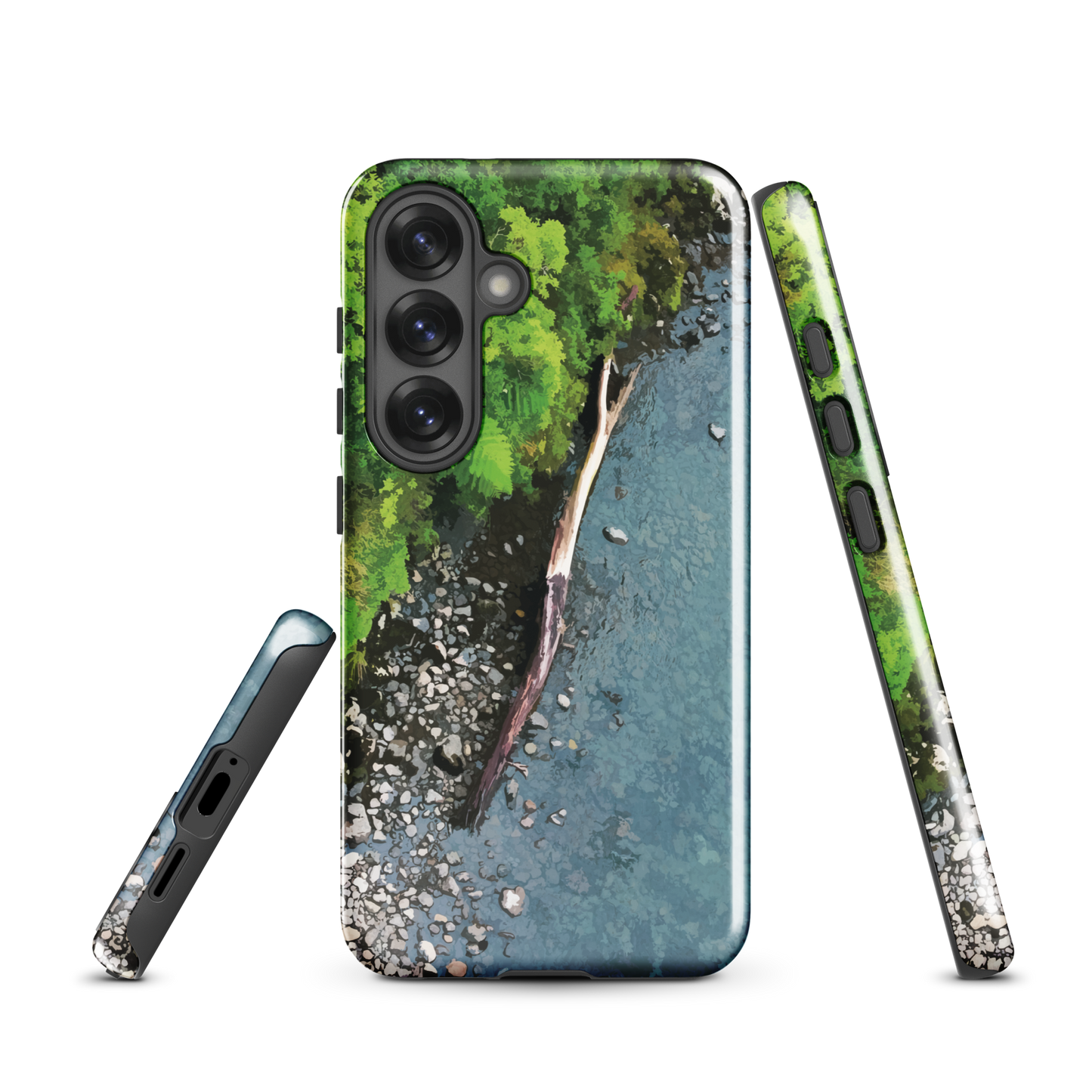 'Resting Place' Samsung Galaxy S25 tough phone case - protective glossy case NZ Australia