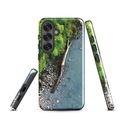 'Resting Place' Samsung Galaxy S25 tough phone case - protective glossy case NZ Australia