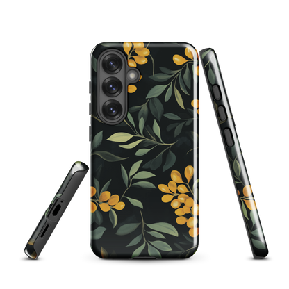 'NZ Kowhai' Samsung Galaxy S25 tough phone case - protective glossy case NZ Australia