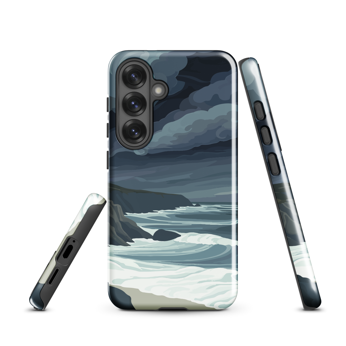 'Cape Kidnappers' Samsung Galaxy S25 tough phone case - protective glossy case NZ Australia