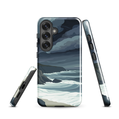 'Cape Kidnappers' Samsung Galaxy S25 tough phone case - protective glossy case NZ Australia