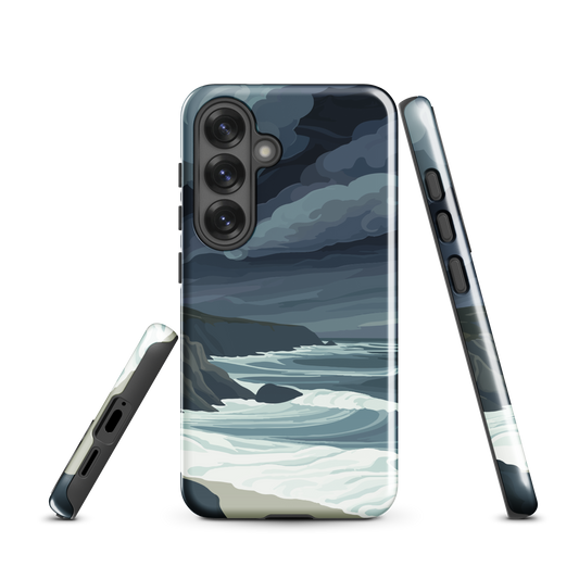 'Cape Kidnappers' Samsung Galaxy S25 tough phone case - protective glossy case NZ Australia