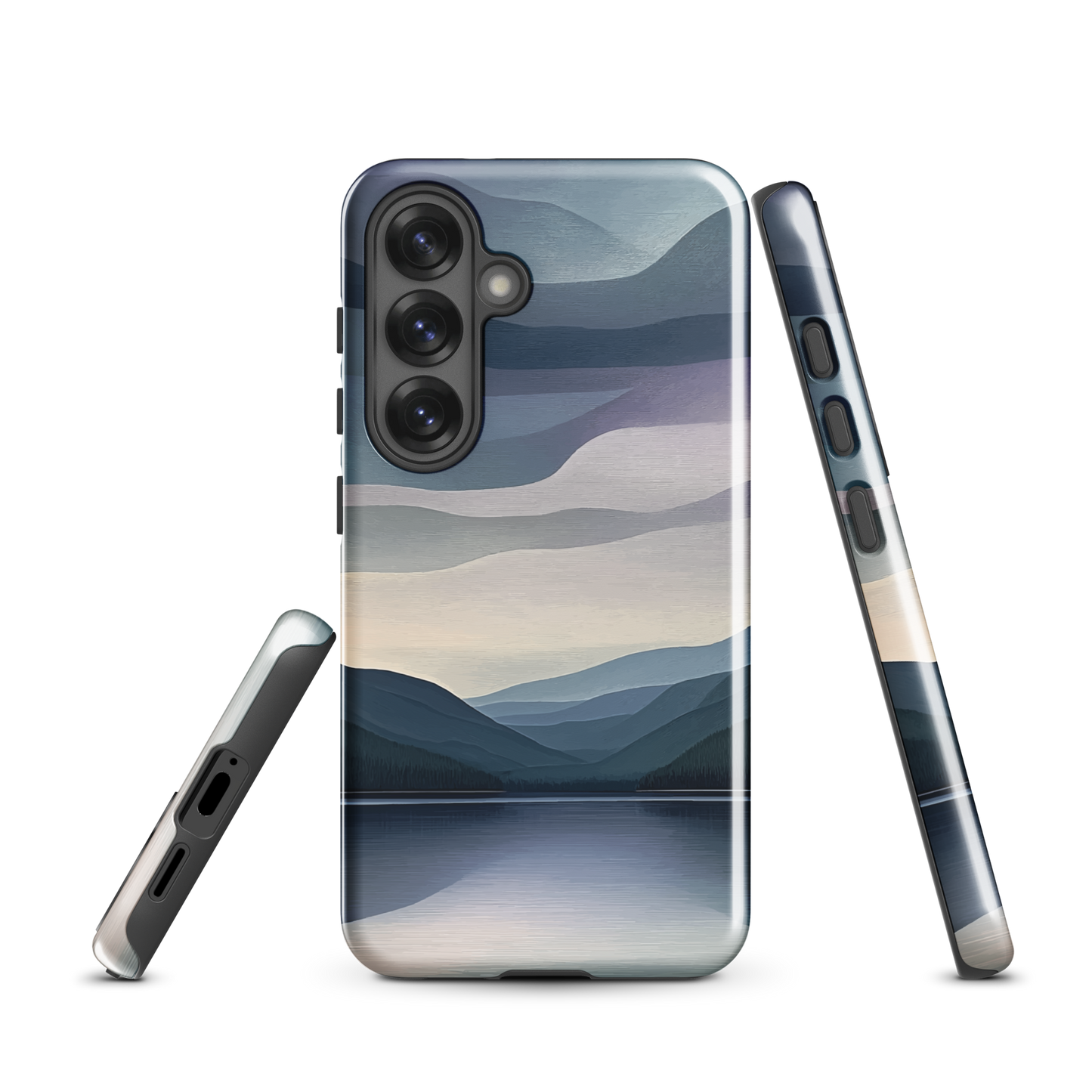 'Reflections' Samsung Galaxy S25 tough phone case - protective glossy case NZ Australia