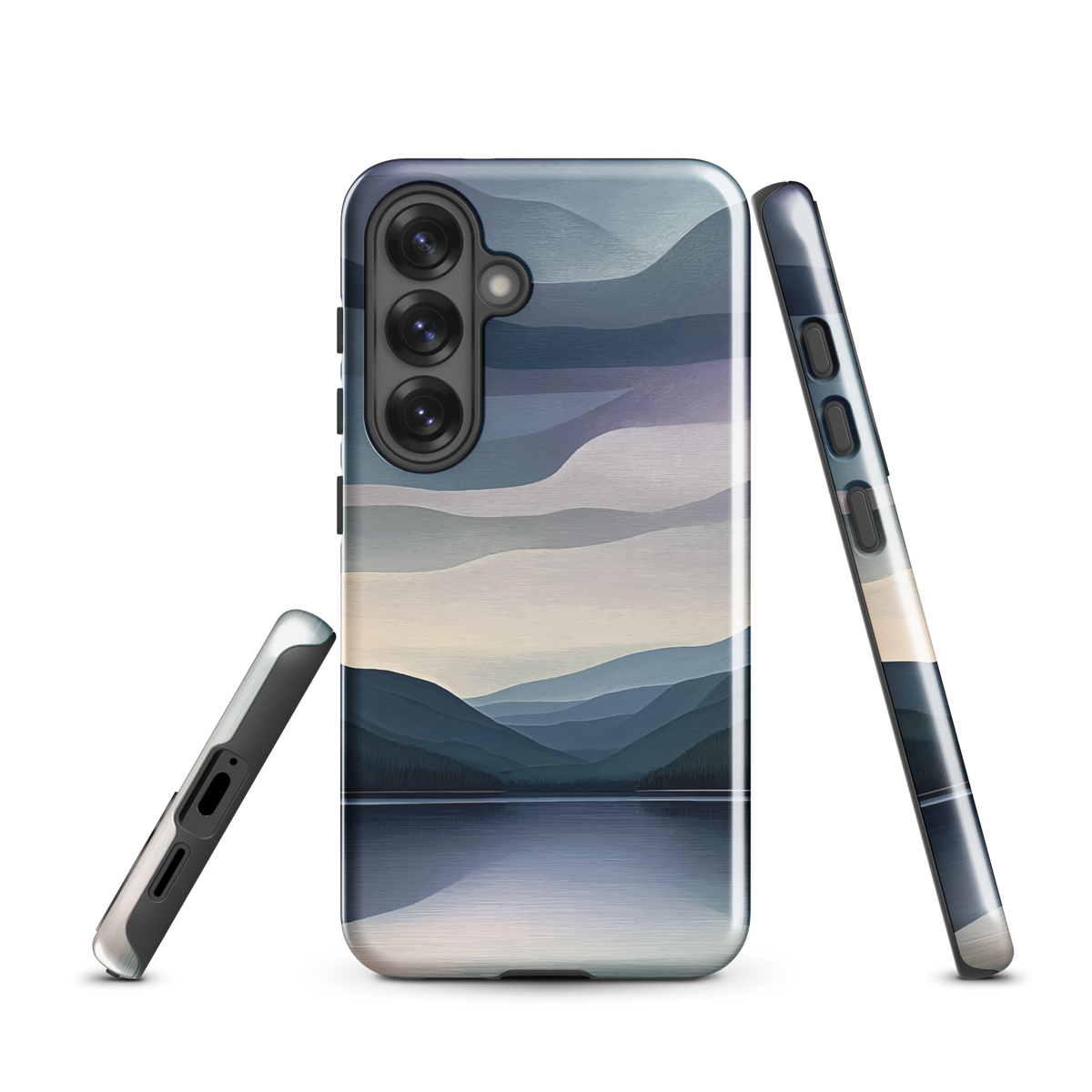 'Reflections' Samsung Galaxy S25 tough phone case - protective glossy case NZ Australia
