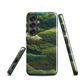 Verdant layers phone case | Abstract green design NZ