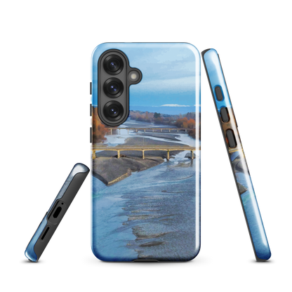 'Ruahine' Samsung Galaxy S25 tough phone case - protective glossy case NZ Australia