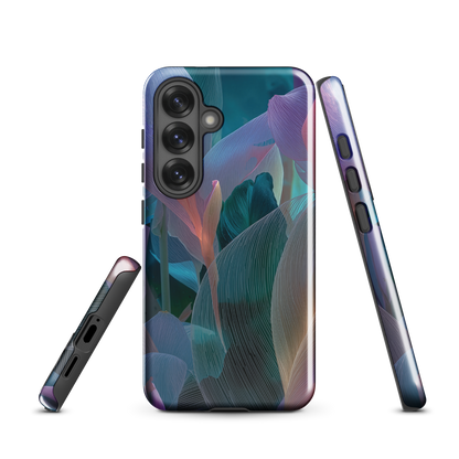 'Ethereal Blades' Samsung Galaxy S25 tough phone case - protective glossy case NZ Australia
