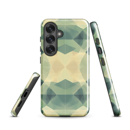 'Symmetry' Samsung Galaxy S25 tough phone case - protective glossy case NZ Australia