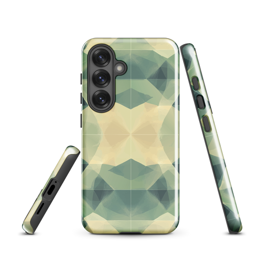 'Symmetry' Samsung Galaxy S25 tough phone case - protective glossy case NZ Australia