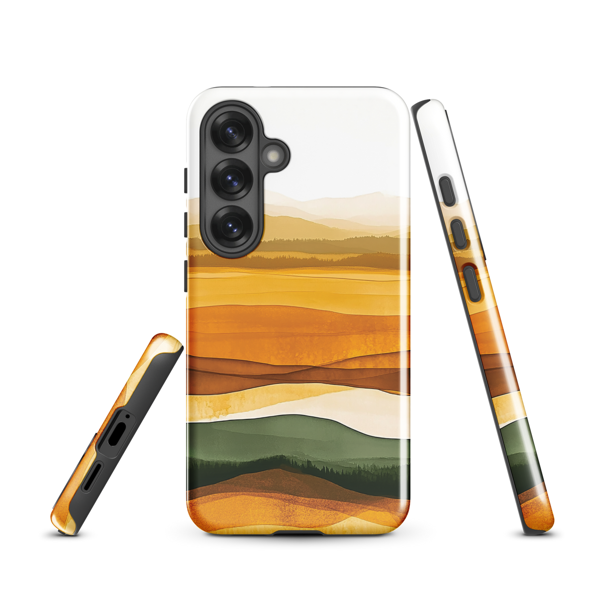 'Autumn' Samsung Galaxy S25 tough phone case - protective glossy case NZ Australia