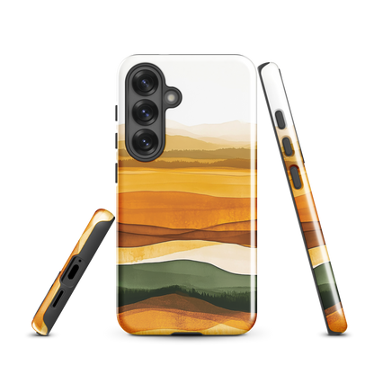 'Autumn' Samsung Galaxy S25 tough phone case - protective glossy case NZ Australia