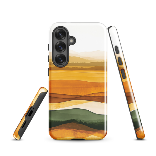 'Autumn' Samsung Galaxy S25 tough phone case - protective glossy case NZ Australia