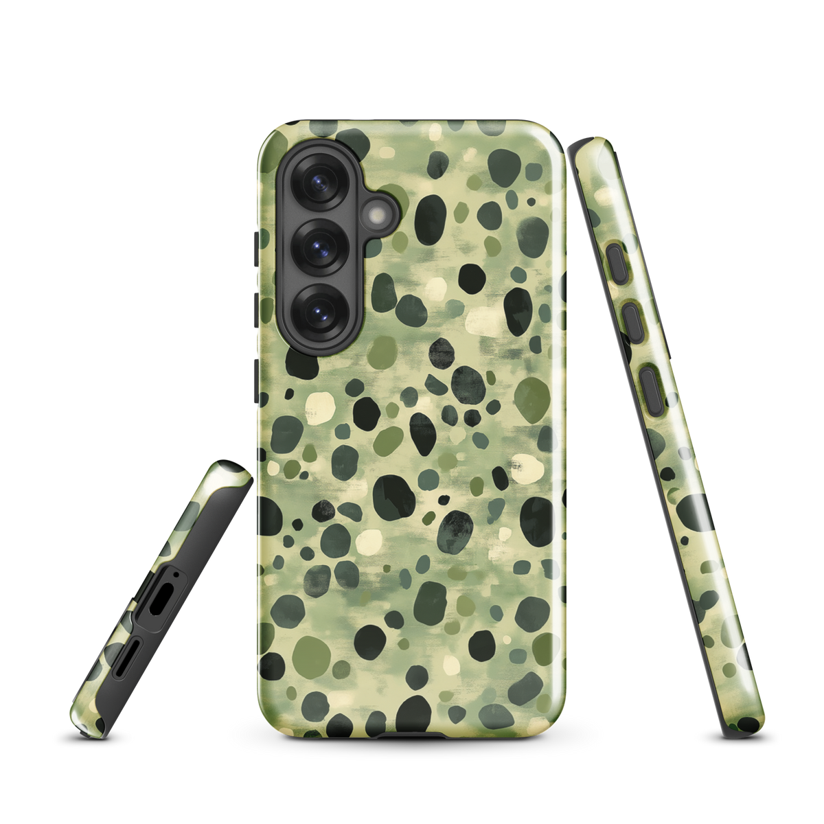 'Stepping Stone' Samsung Galaxy S25 tough phone case - protective glossy case NZ Australia