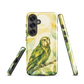 'Kākāpō' Samsung Galaxy S25 tough case - protective glossy case NZ Australia