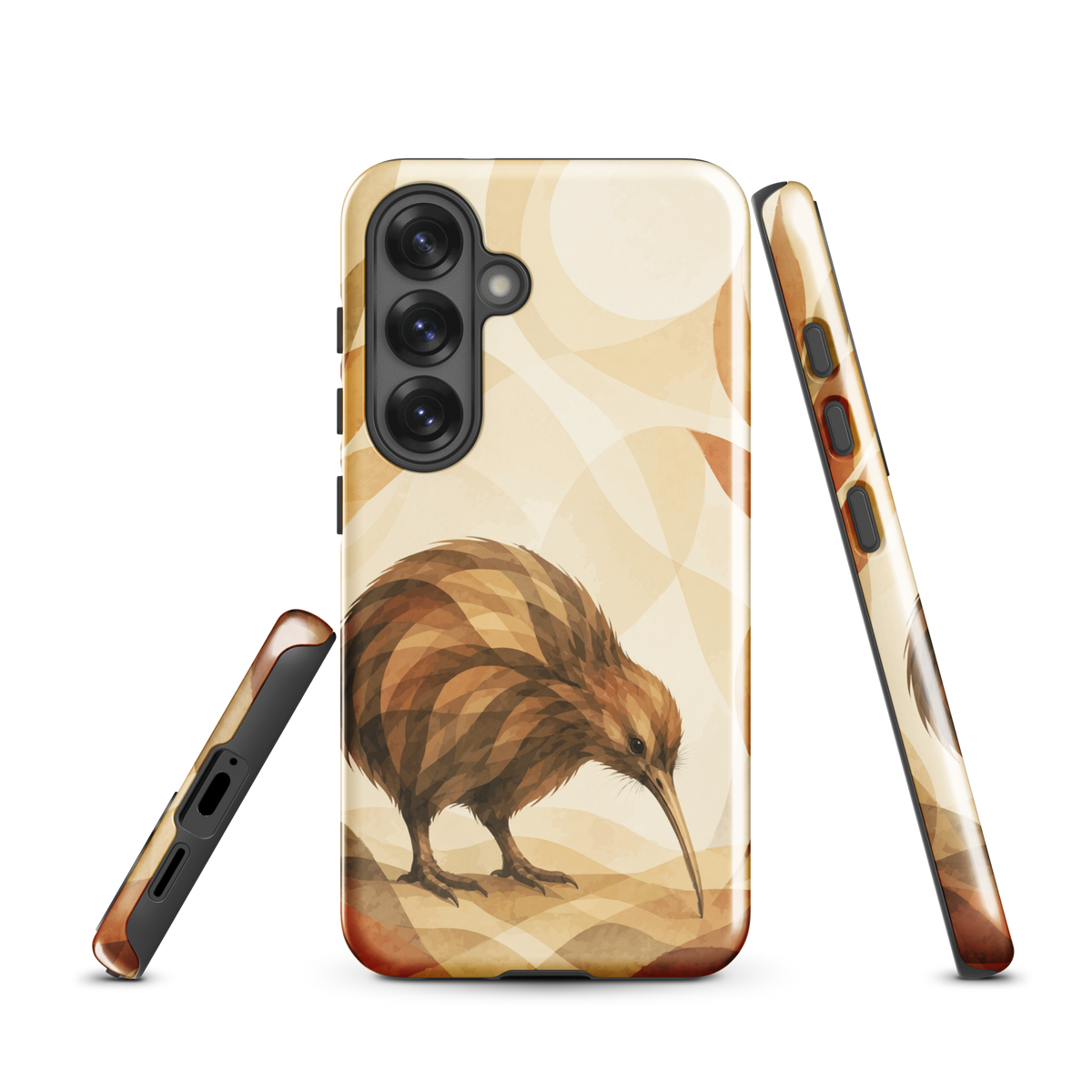 'Kiwi' Samsung Galaxy S25 tough case - protective glossy case NZ Australia