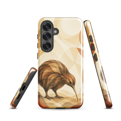 'Kiwi' Samsung Galaxy S25 tough case - protective glossy case NZ Australia