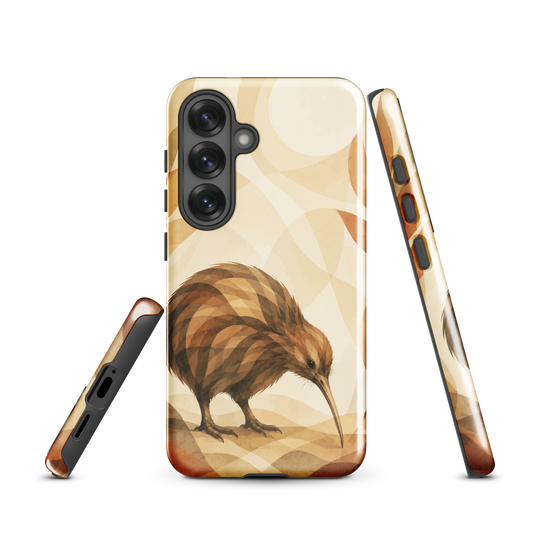 'Kiwi' Samsung Galaxy S25 tough case - protective glossy case NZ Australia