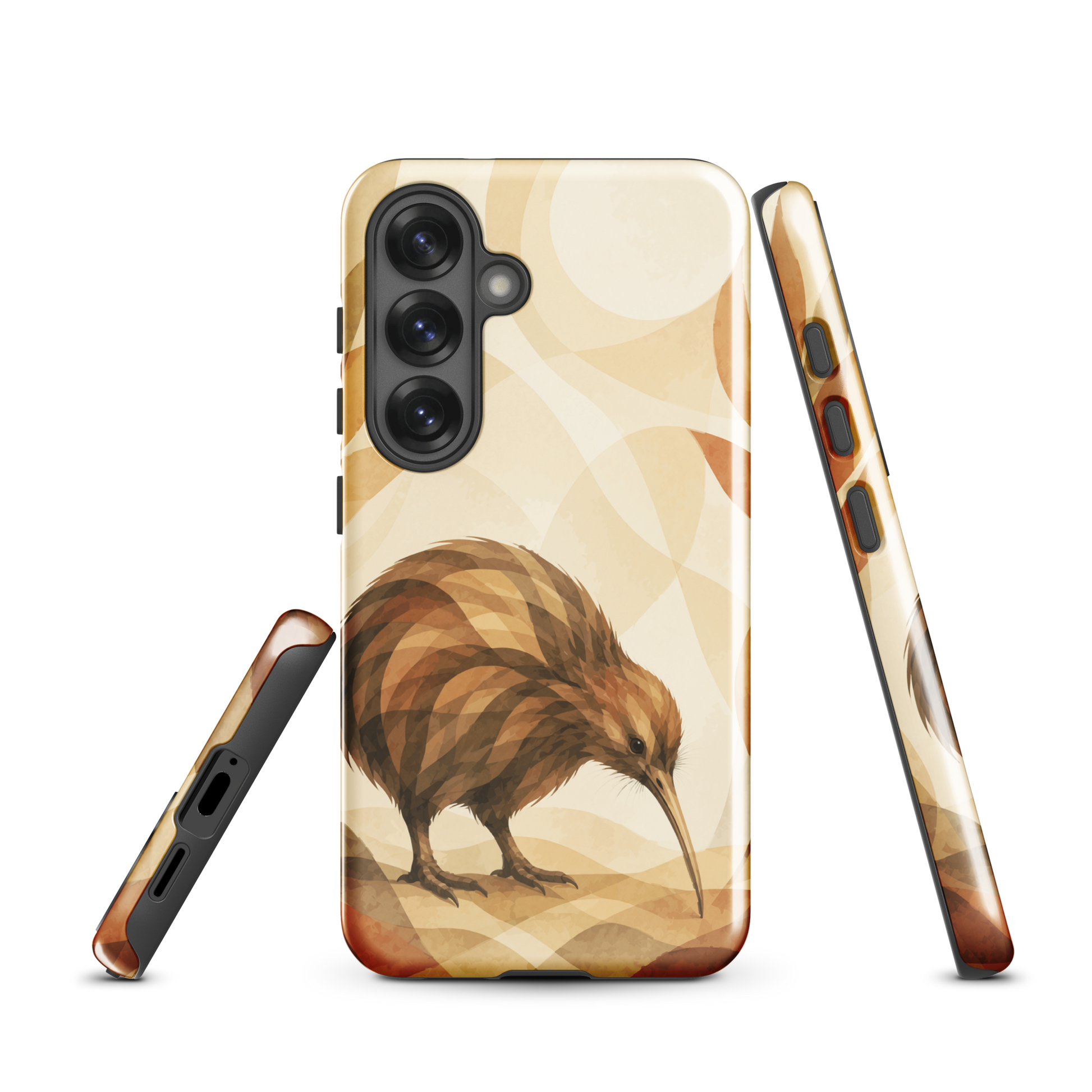 'Kiwi' Samsung Galaxy S25 tough case - protective glossy case NZ Australia