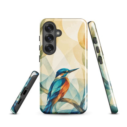 'Kōtare' Samsung Galaxy S25 tough case - protective glossy case NZ Australia