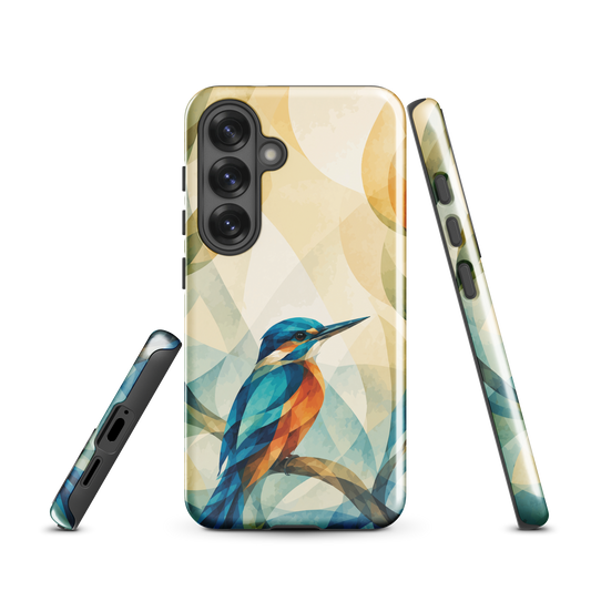 'Kotare' Samsung Galaxy S25 tough phone case - protective glossy case NZ Australia