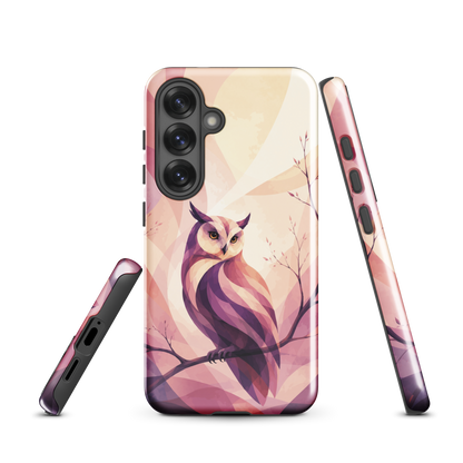 'Ruru' Samsung Galaxy S25 tough case - protective glossy case NZ Australia