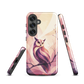 'Ruru' Samsung Galaxy S25 tough case - protective glossy case NZ Australia