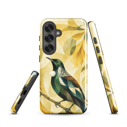 'Tūī' Samsung Galaxy S25 tough case - protective glossy case NZ Australia