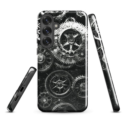 'Clockwork' Samsung Galaxy S25 Plus tough phone case - protective glossy case NZ Australia