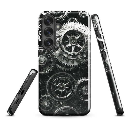 'Clockwork' Samsung Galaxy S25 Plus tough phone case - protective glossy case NZ Australia