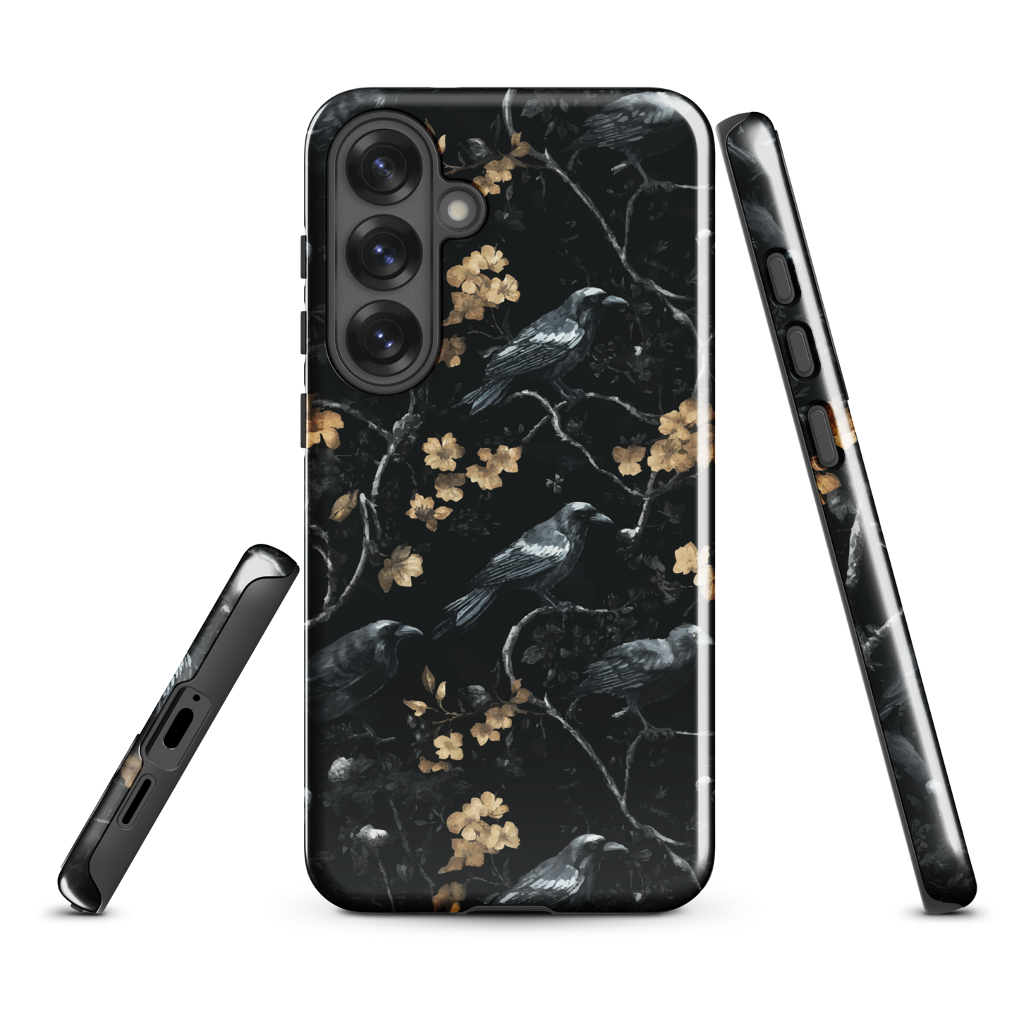 'Shadow' Samsung Galaxy S25 Plus tough phone case - protective glossy case NZ Australia