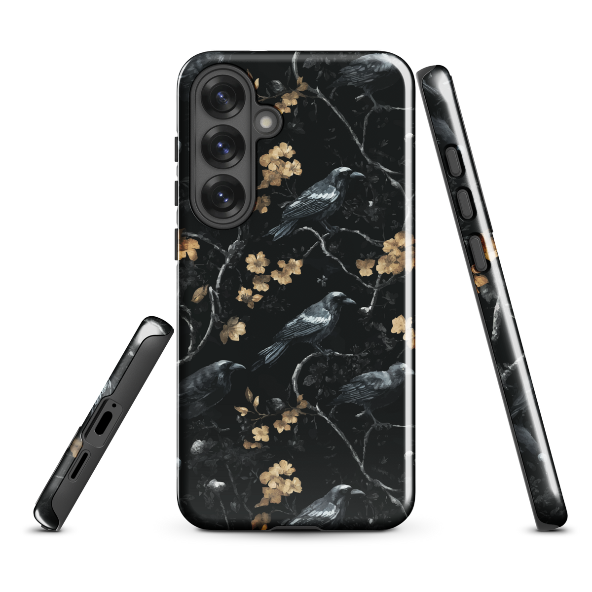 'Shadow' Samsung Galaxy S25 Plus tough phone case - protective glossy case NZ Australia
