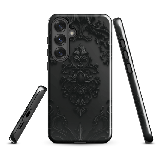 'Obsidian' Samsung Galaxy S25 Plus tough phone case - protective glossy case NZ Australia