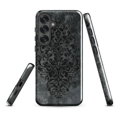 'Damask' Samsung Galaxy S25 Plus tough phone case - protective glossy case NZ Australia