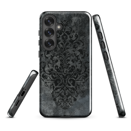 'Damask' Samsung Galaxy S25 Plus tough phone case - protective glossy case NZ Australia