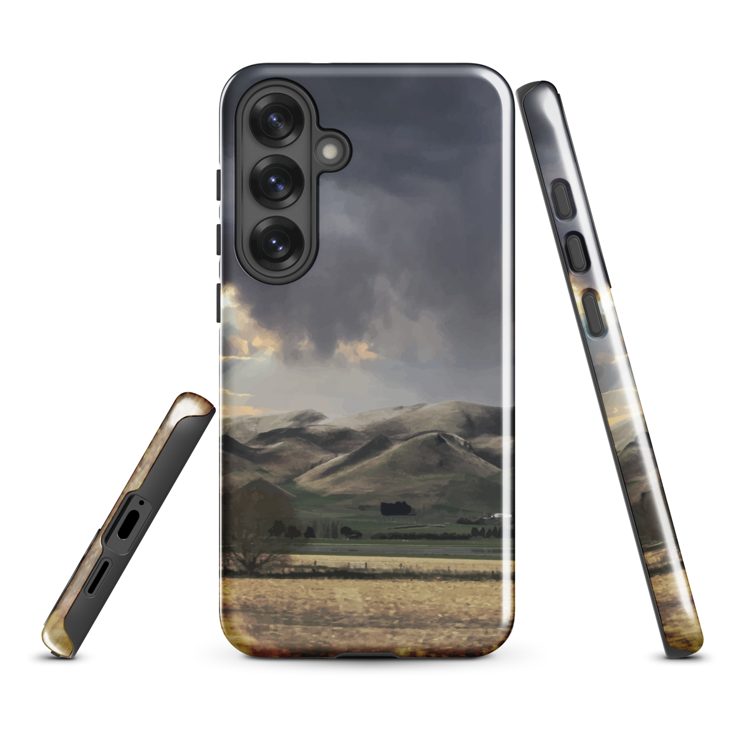'Te Hauke' Samsung Galaxy S25 Plus tough phone case - protective glossy case NZ Australia