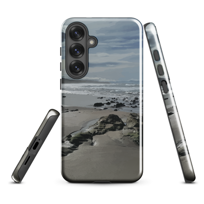 'Quick Sand' Samsung Galaxy S25 Plus tough phone case - protective glossy case NZ Australia
