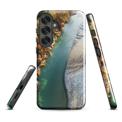 'Waters Edge' Samsung Galaxy S25 Plus tough phone case - protective glossy case NZ Australia