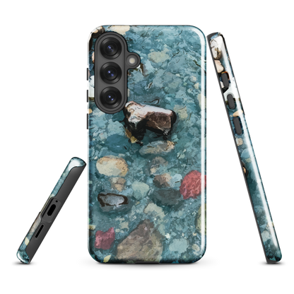 'Washed Away' Samsung Galaxy S25 Plus tough phone case - protective glossy case NZ Australia