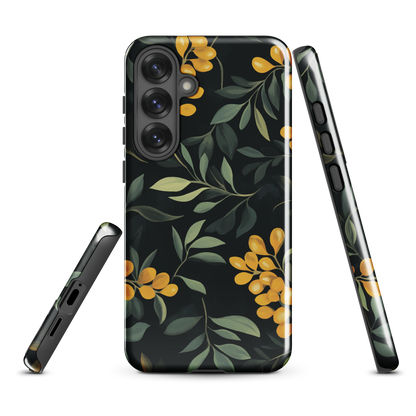 'NZ Kowhai' Samsung Galaxy S25 Plus tough phone case - protective glossy case NZ Australia