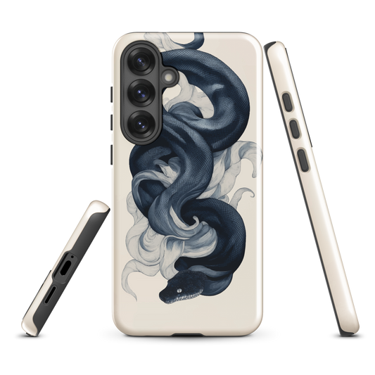 'Midnight Python' Samsung Galaxy S25 Plus tough phone case - protective glossy case NZ Australia